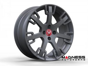 FIAT 500 Custom Wheels - KUHLFX - Custom Forged - Maserati Tributo Inspired - Gunmetal Finish - Set of 4 - 17"